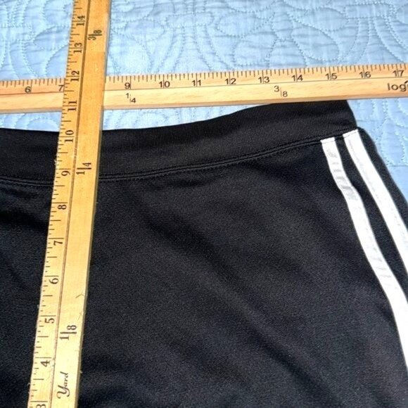 Athletic Works Ladies Black Shorts With White Stripes M - Picture 5 of 5